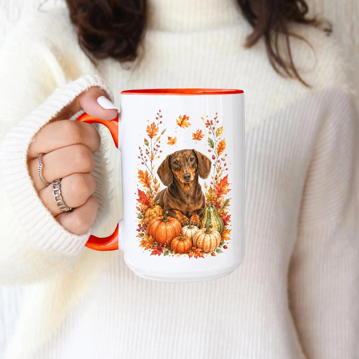 Dachshund Fall Coffee Mug