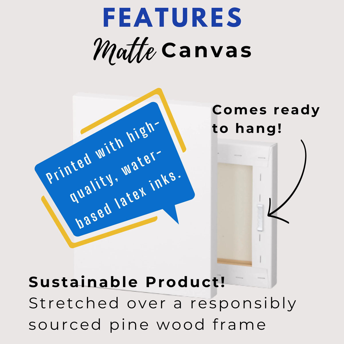 Custom Fall Watercolor Pet Portrait Canvas
