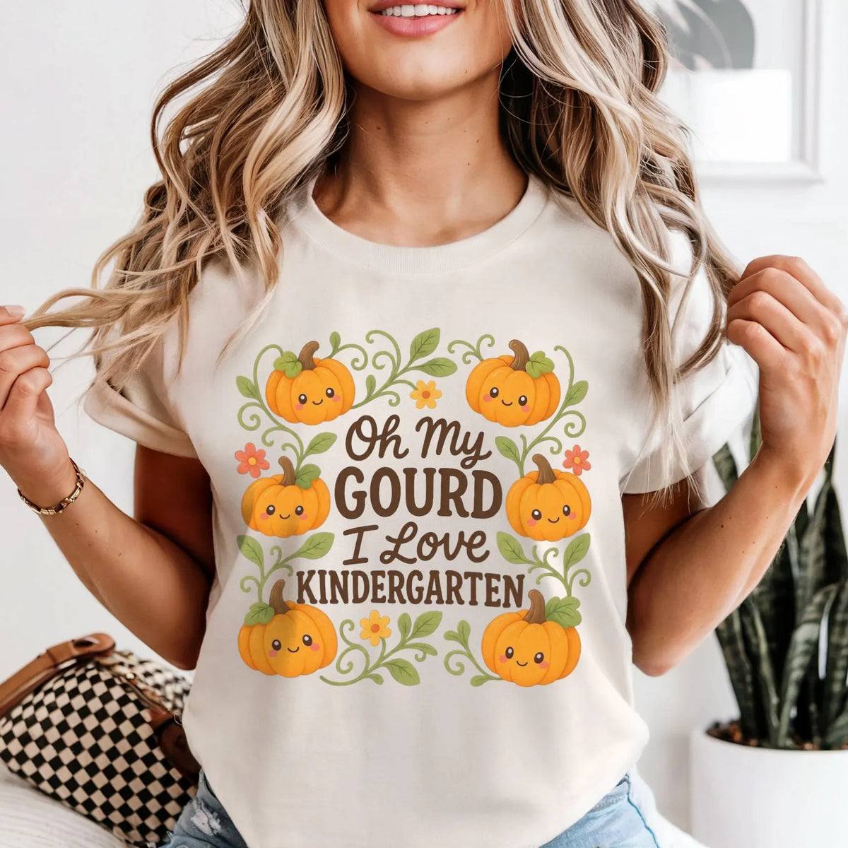 Oh My Gourd Kindergarten Teacher Shirt