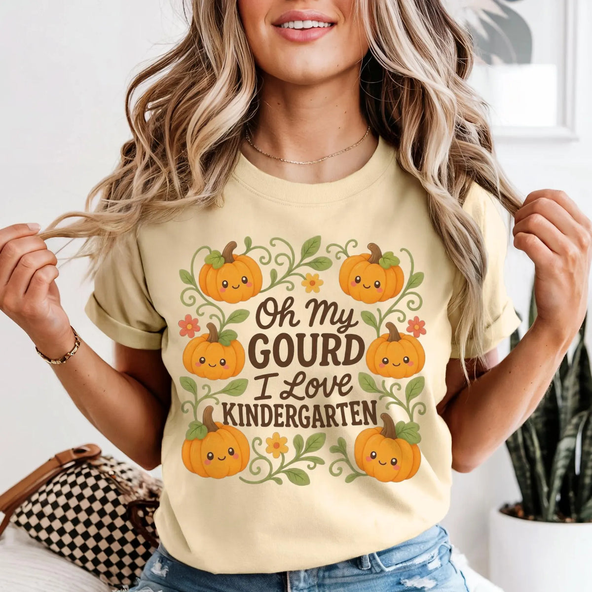 Oh My Gourd Kindergarten Teacher Shirt