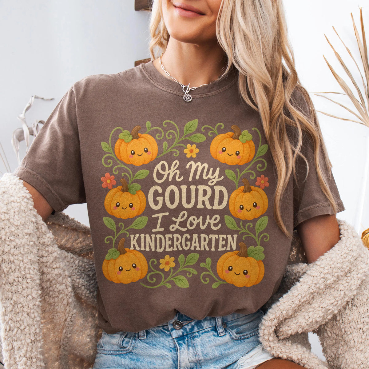 Oh My Gourd Kindergarten Teacher Shirt