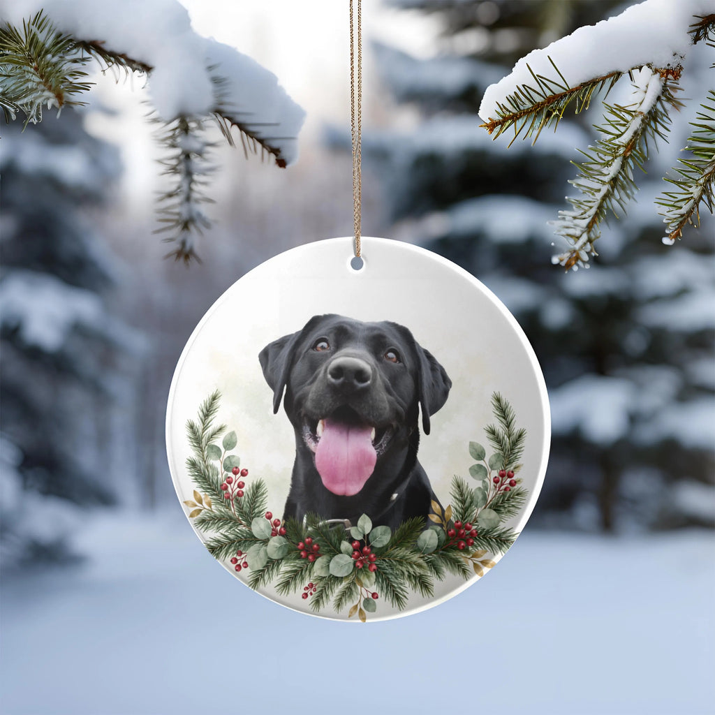 Custom Pet Photo Christmas Ornament