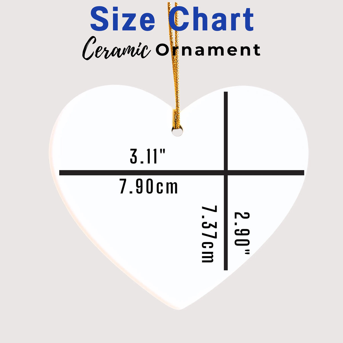 Minimal Pet Photo Heart w/Back Personalization
