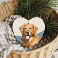 Minimal Pet Photo Heart w/Back Personalization