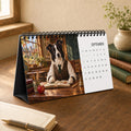 2027 Dog Desk Calendar – Vintage Storybook