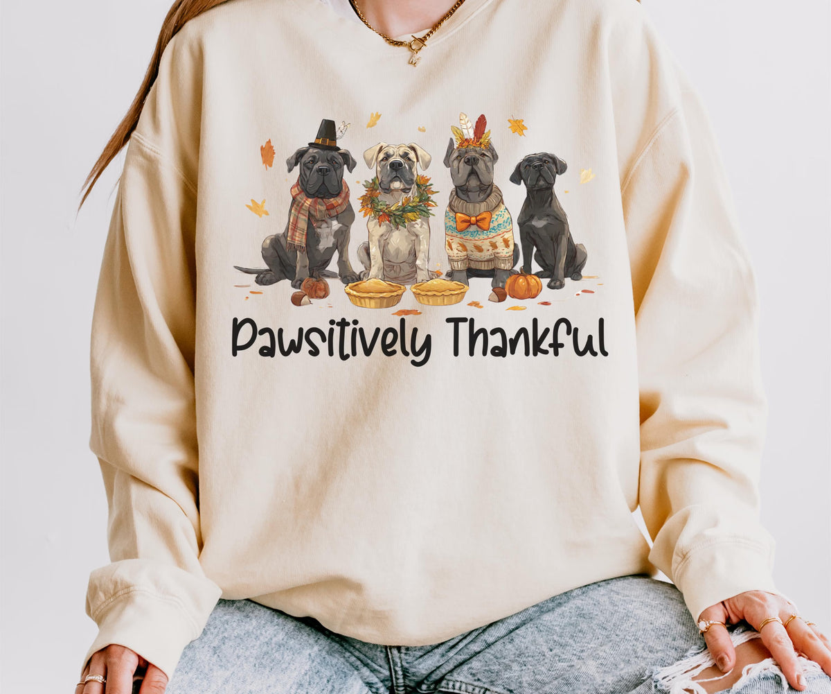 Cane Corso Thanksgiving Sweatshirt