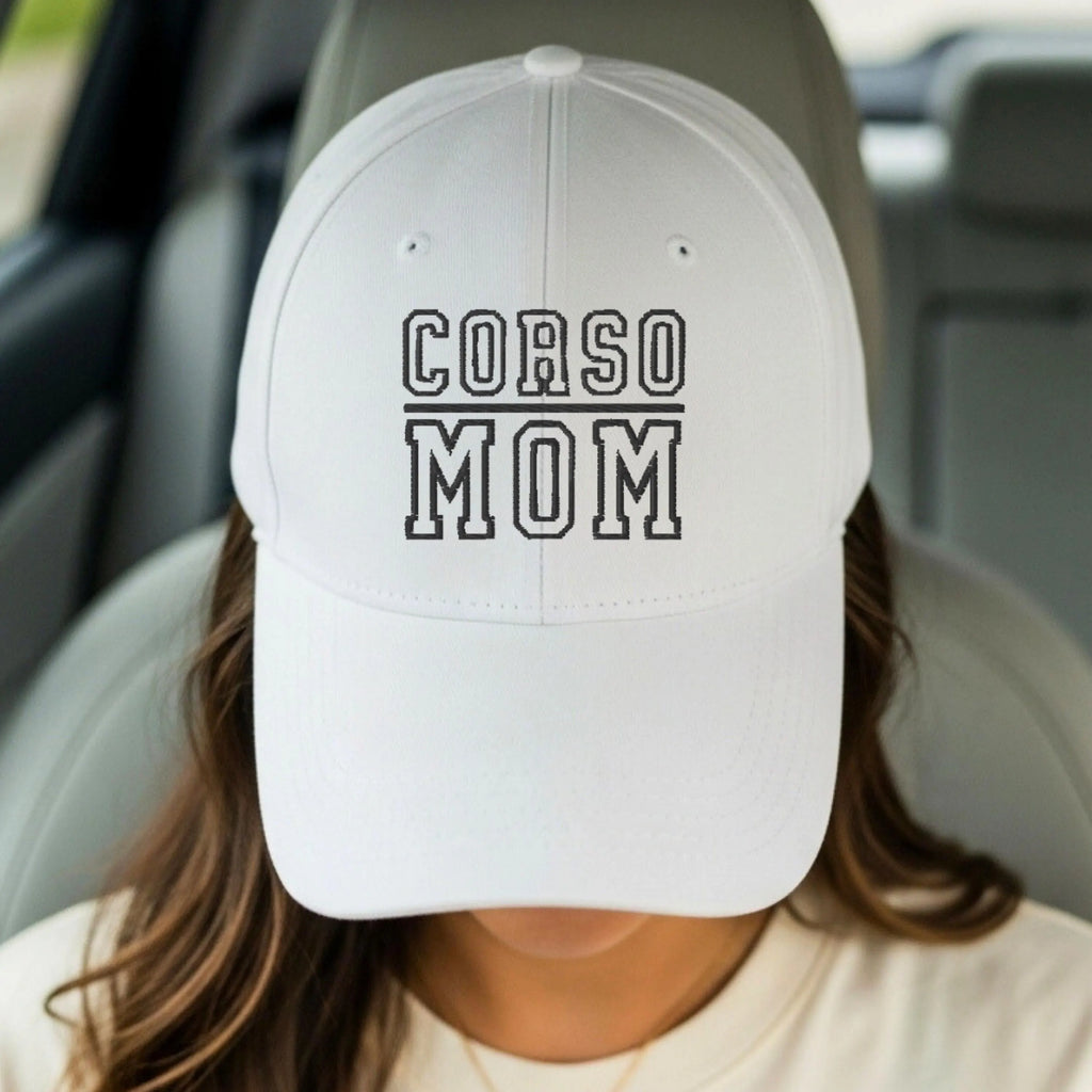 Cane Corso Mom Embroidered Hat