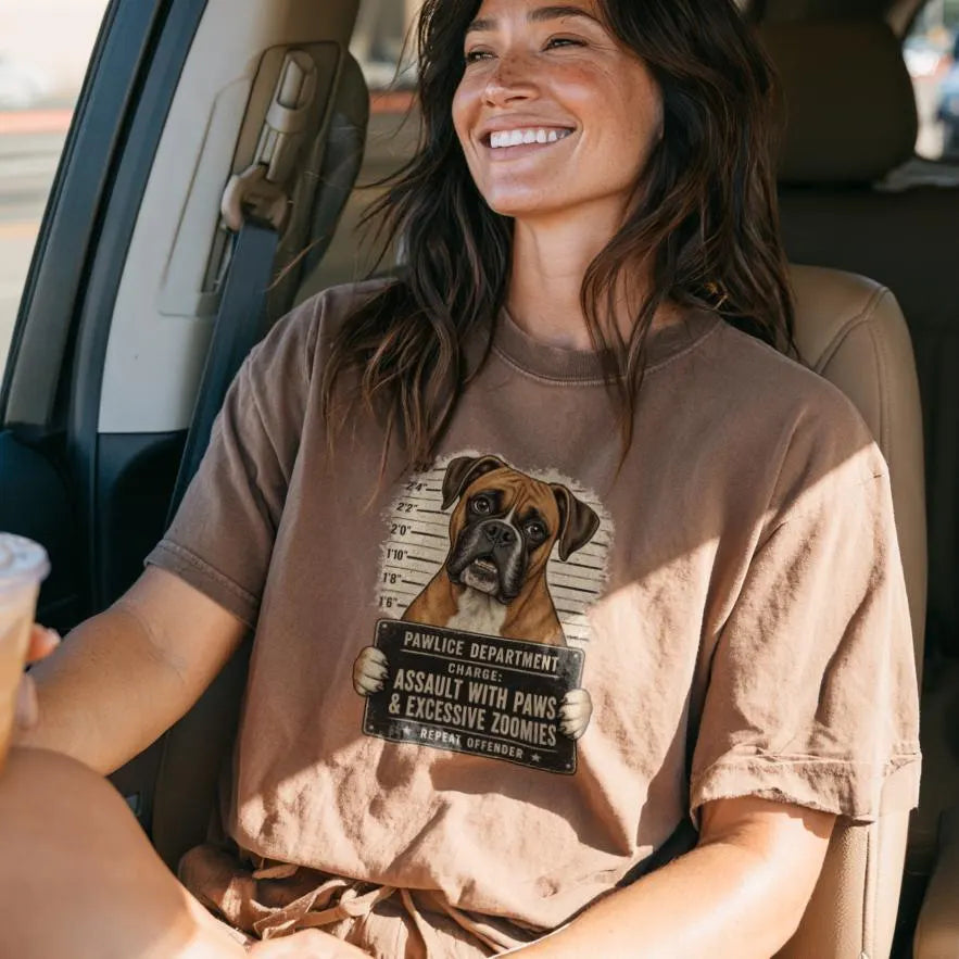 Funny Boxer Mugshot Shirt
