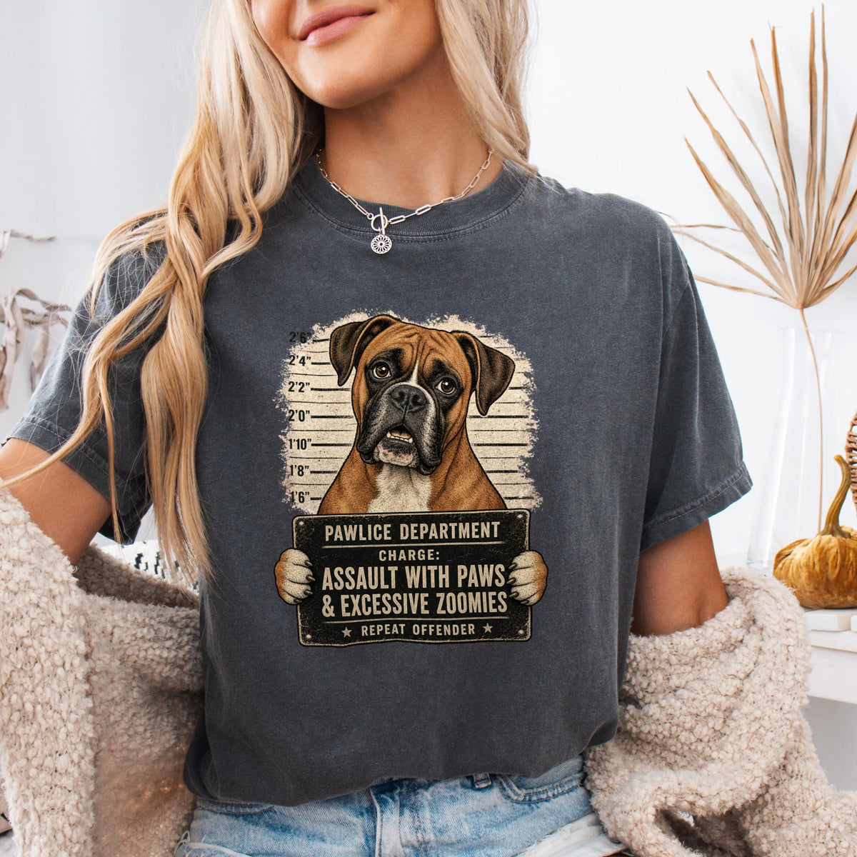 Funny Boxer Mugshot Shirt