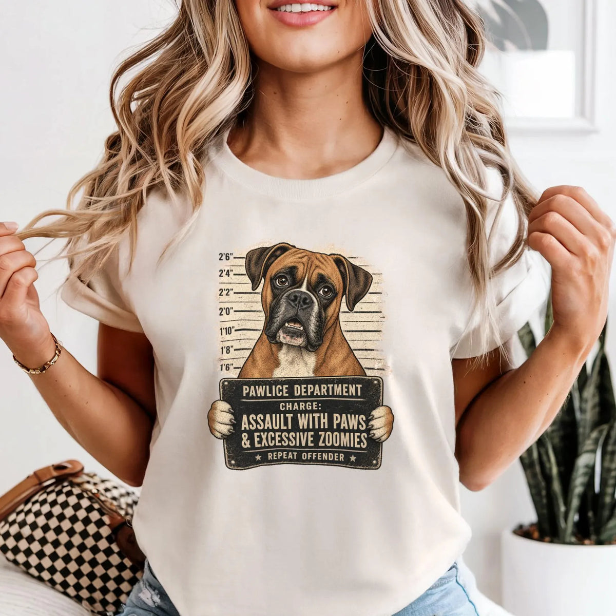Funny Boxer Mugshot Shirt
