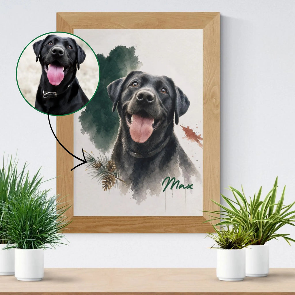 Christmas Custom Pet Photo Poster