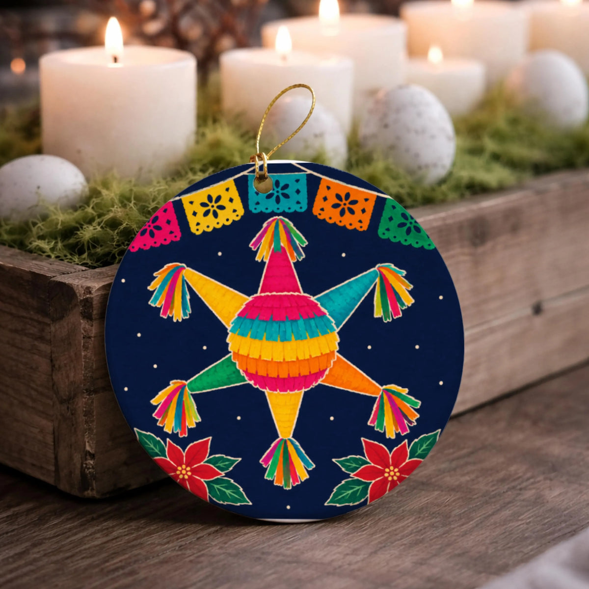 Piñata Christmas Ornament