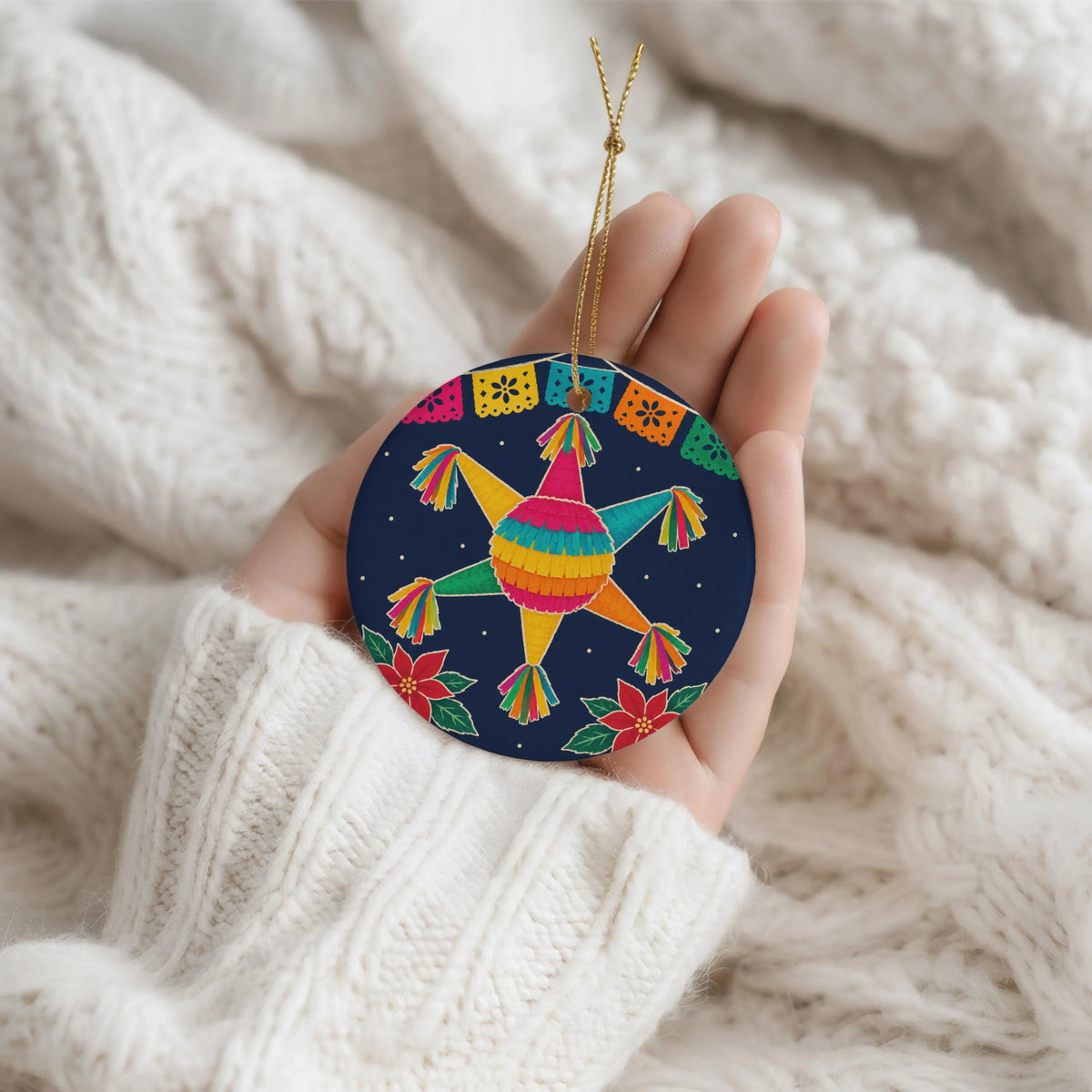 Piñata Christmas Ornament