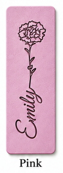 Personalized Birth Flower Magnetic Bookmark