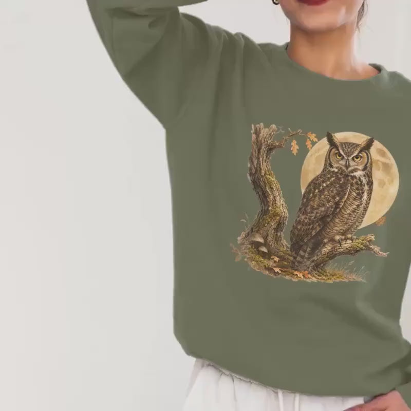 Owl Moon Cottagecore Sweatshirt