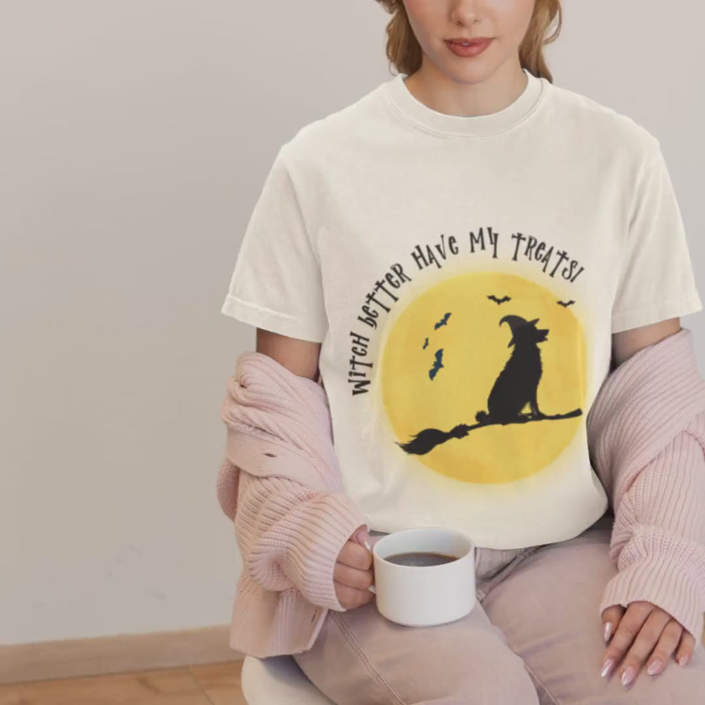 Aussie Witch Halloween Shirt