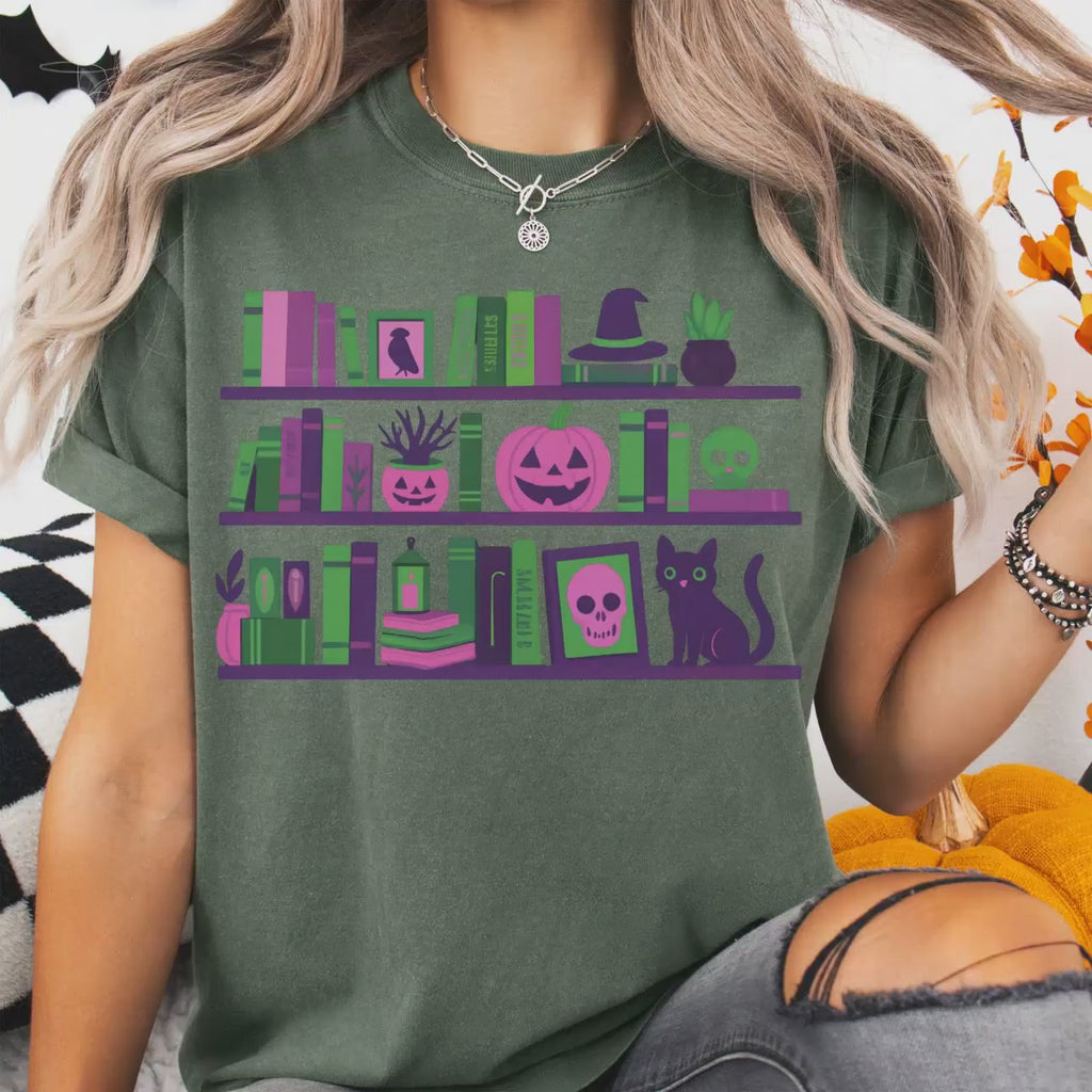 Halloween Reading Book Shirt