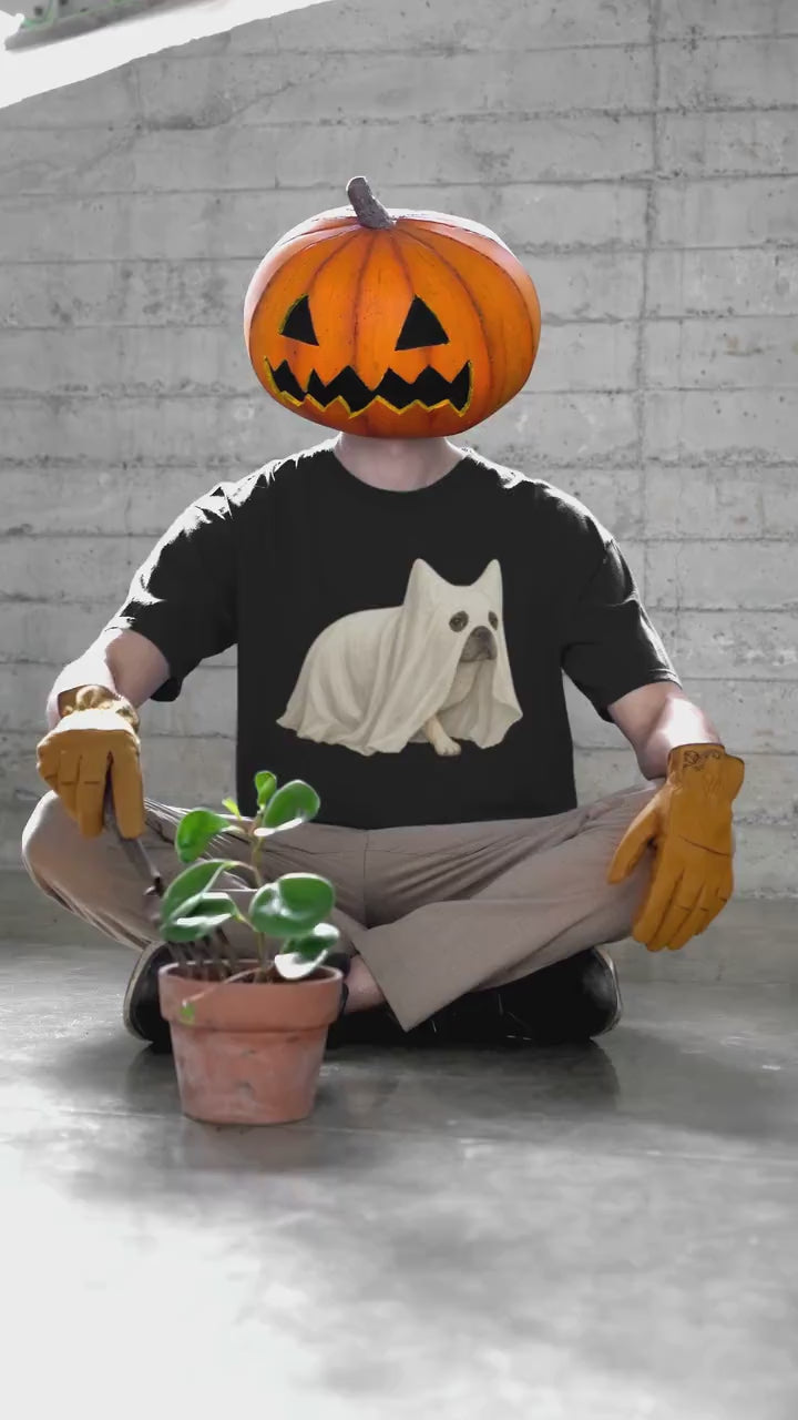 Ghost French Bulldog Halloween Shirt
