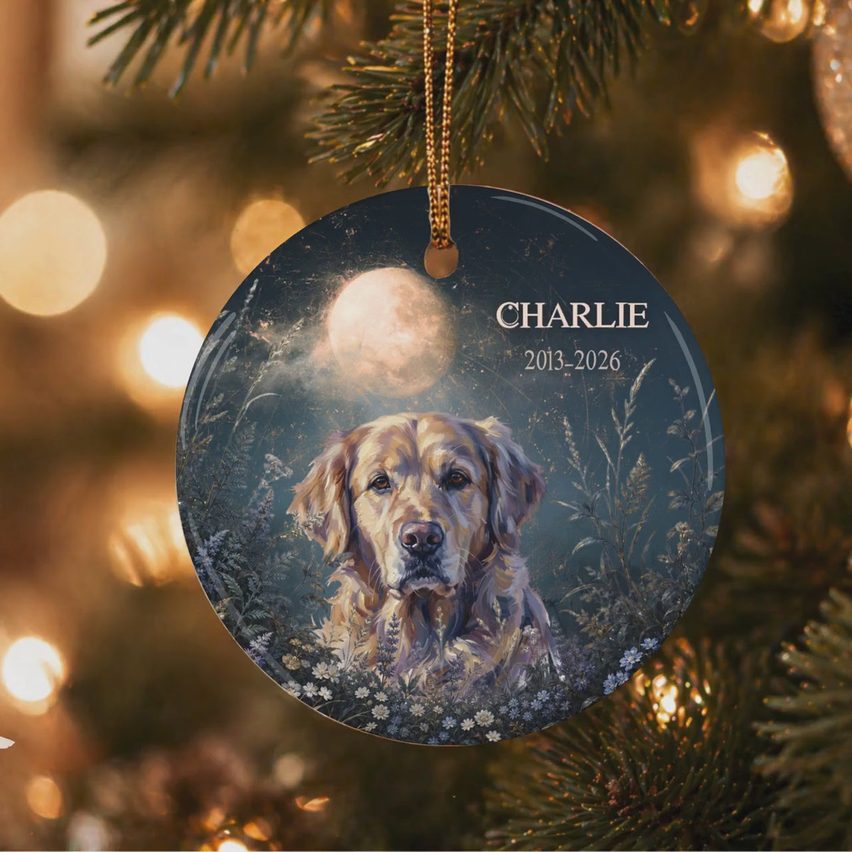 Celestial Custom Dog Cat Portrait from Photo