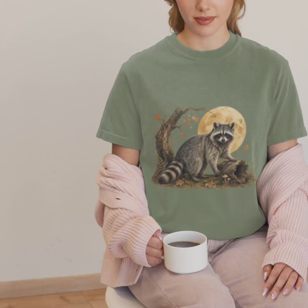 Cottagecore Raccoon Shirt