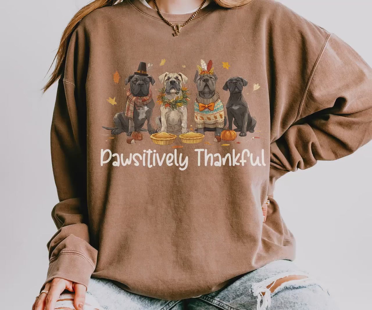 Cane Corso Thanksgiving Sweatshirt
