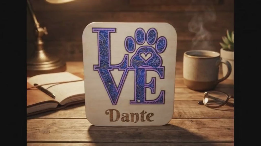 Personalized Dog Name Sign