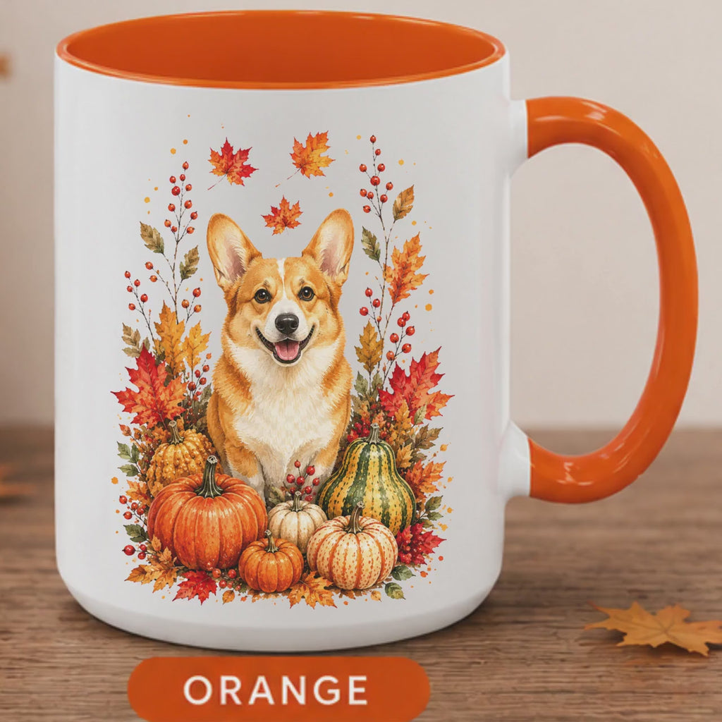Corgi Fall Coffee Mug