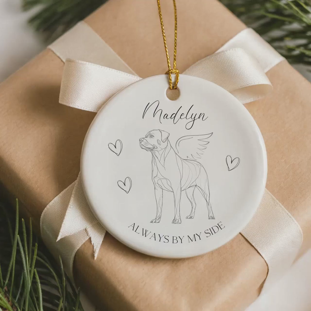 Rottweiler Memorial Ornament