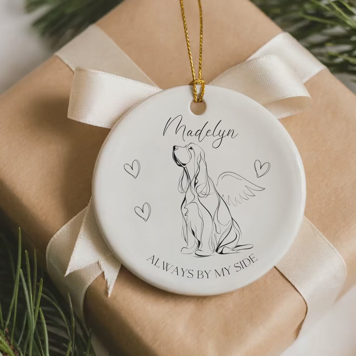 Cocker Spaniel Memorial Ornament