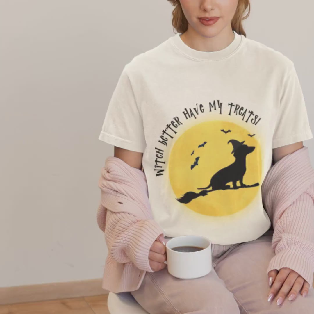 Dachshund Witch Halloween Shirt