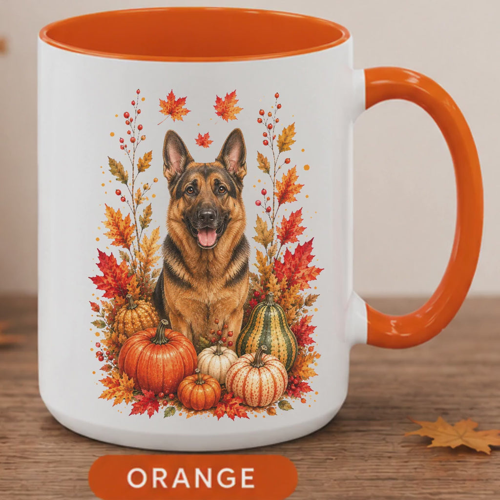 German Shepherd Fall Mug