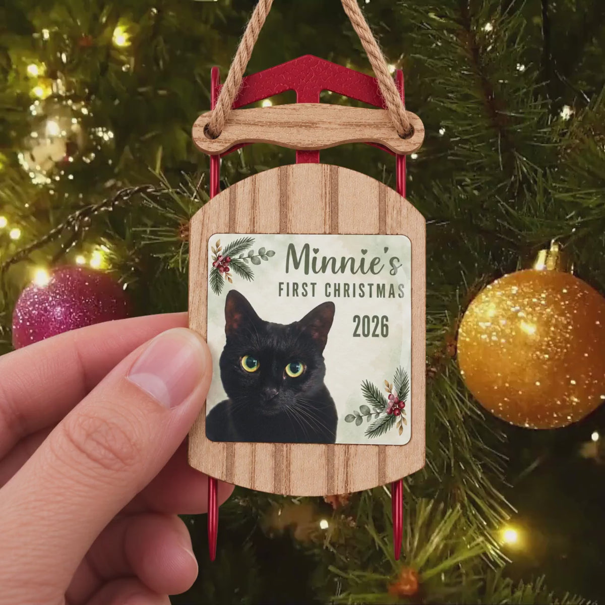 Pet First Christmas Ornament 2026