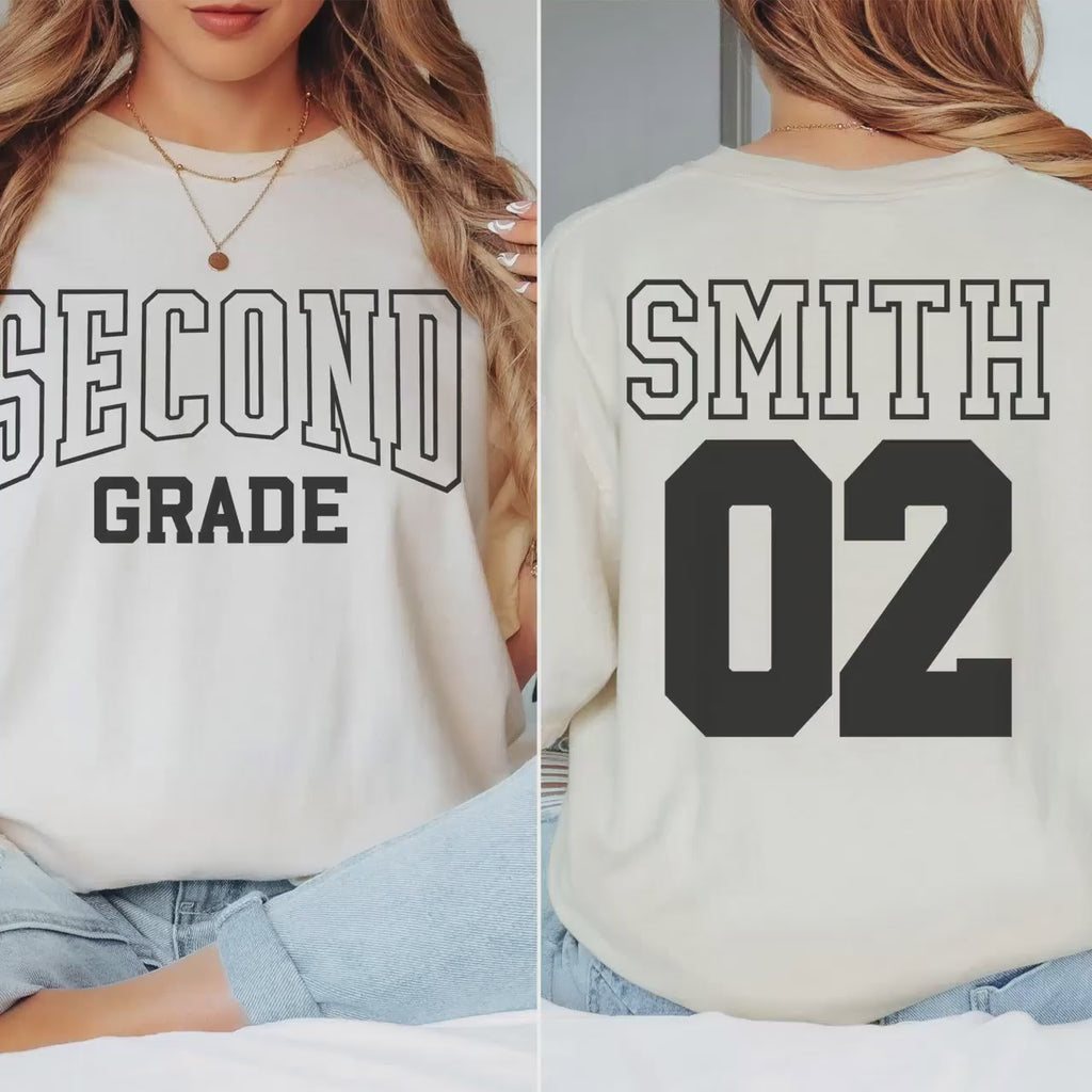 Personalized Teacher Jersey Shirt