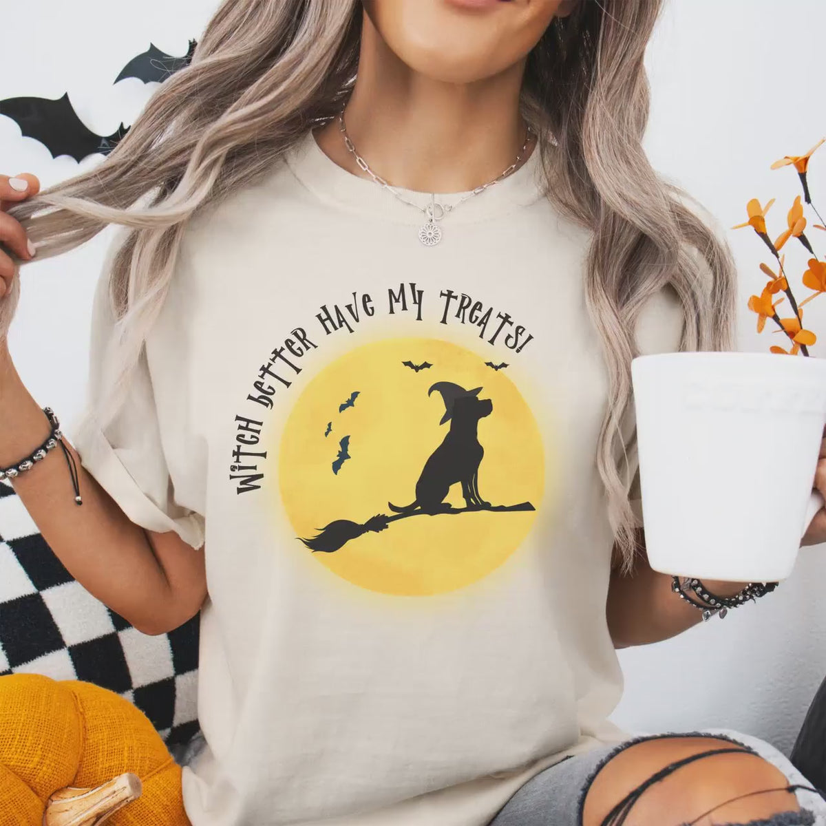 Boxer Witch Halloween Shirt