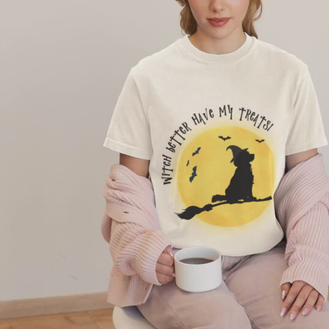 Cocker Spaniel Witch Halloween Shirt