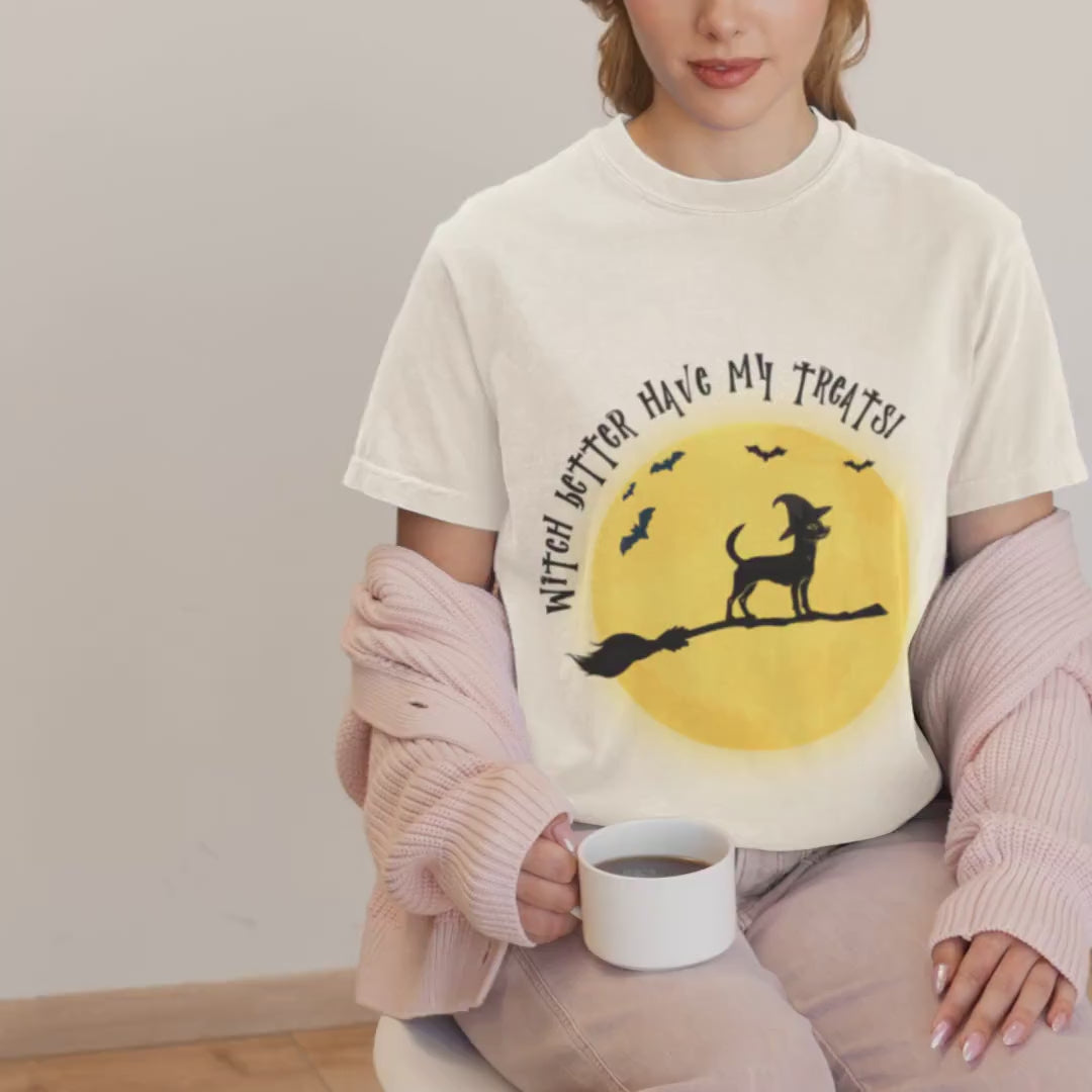 Chihuahua Witch Halloween Shirt